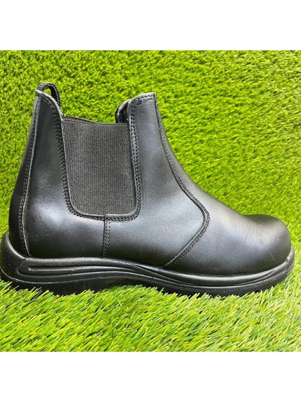Avenger Foreman Mens Size 10.5E Black Composite Safety Toe Chelsea Work Boots